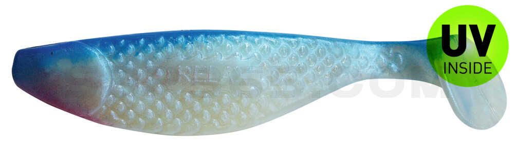 Aqua 3" (ca. 8,0 cm) blauperl / blau
