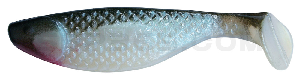 Aqua 4" (ca. 10,0 cm) blauperl / schwarz