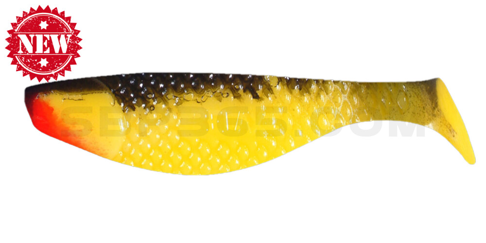 Aqua 4" (ca. 10,0 cm) gelb / schwarz