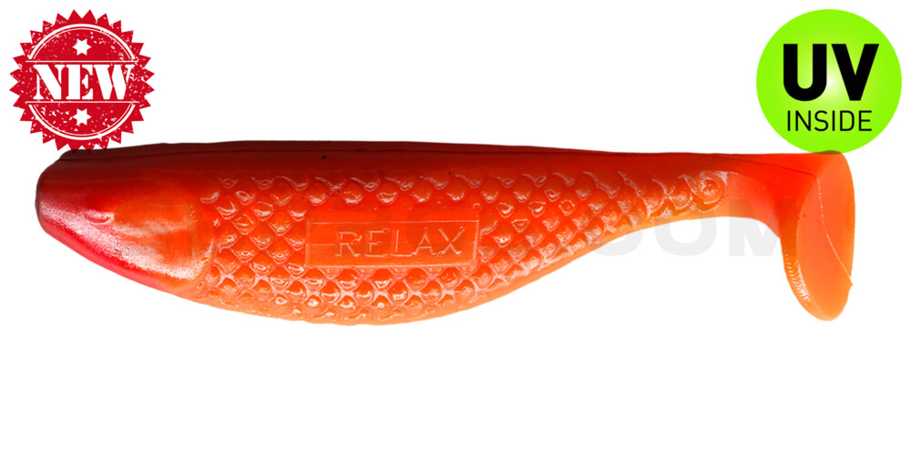 Aqua 4" (ca. 10,0 cm) orange / braun