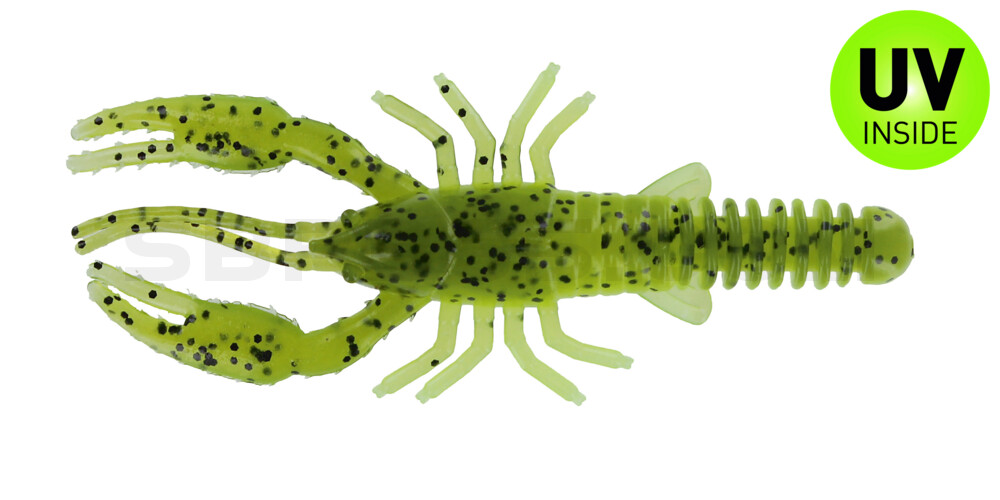 Baby Crawfish 4" (ca. 11,5 cm) Watermelon Chartreuse