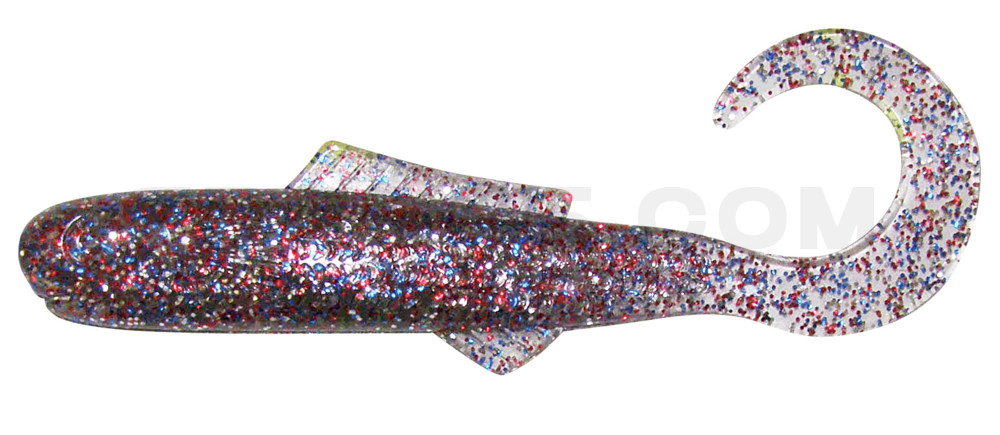 Banjo Curl Tail 4" (ca. 10 cm) Firecracker
