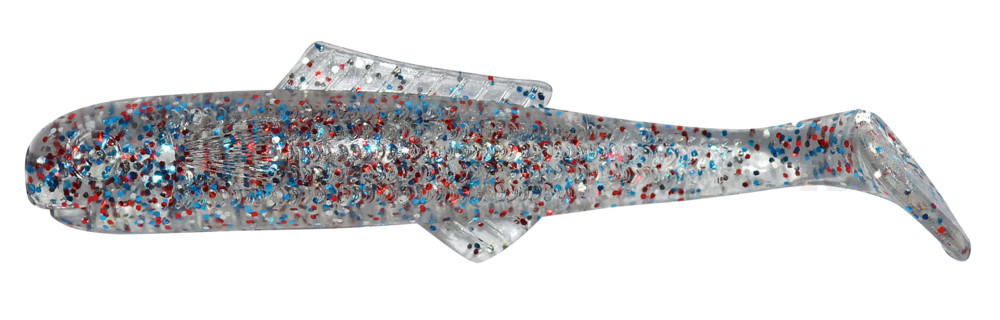 Banjo Shad 4" (ca. 10 cm) Firecracker