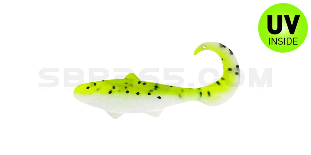 Banjo Twister 1" (ca. 3,5 cm) reinweiss / Baby Bass