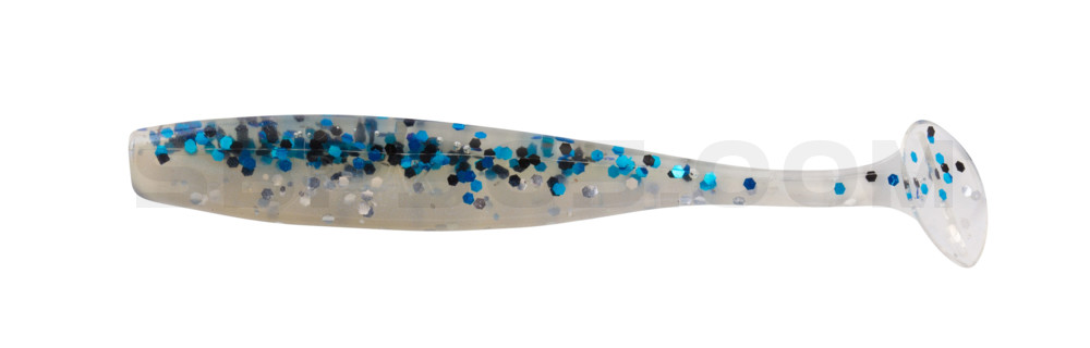 Bass Shad 2,5" (ca. 7 cm) blauperl-Glitter / oceanblue Glitter