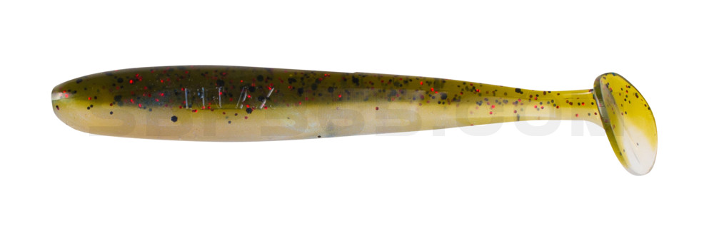 Bass Shad 3“ (ca. 9 cm) blauperl / Kaulbarsch-Multiglitter
