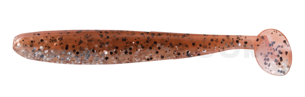 Bass Shad 3“ (ca. 9 cm) klar silber Glitter / braun-Glitter