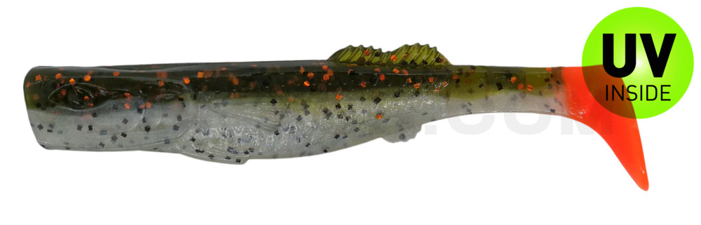 California 4" (ca. 11,0 cm) reinweiss / olive-tree-Glitter