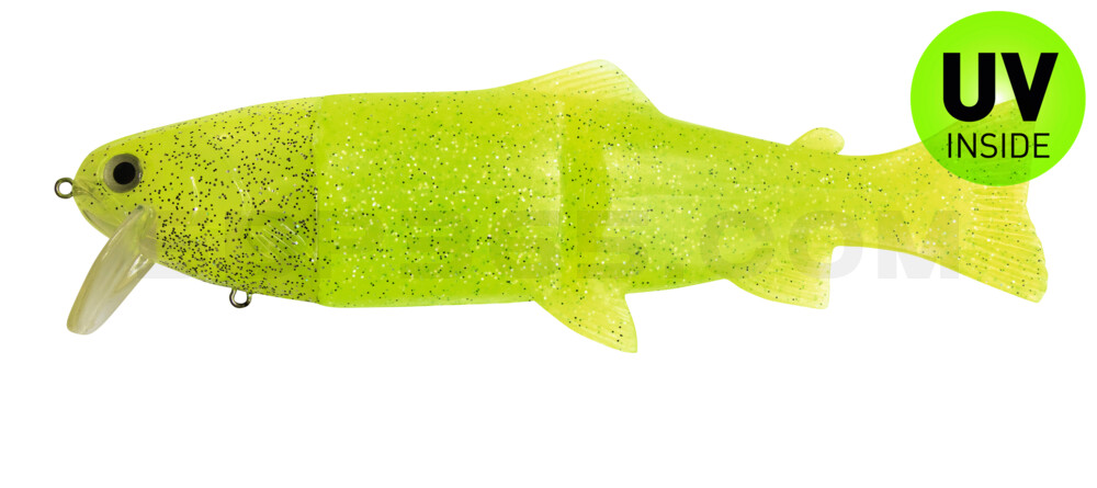 Castaic-Real-Bait - 6" (ca. 15cm) slow sinking Chartreuse Pepper