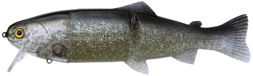 Castaic-Real-Bait - 9" (ca. 23cm) slow sinking im Hartschalenblister Glitter