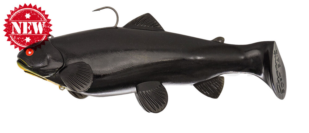 Castaic Swim Bait Trout 2.0 - 10" (25cm) Fast sinking Black