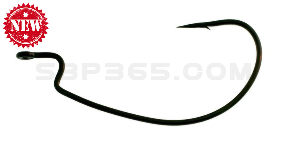 Daiichi FATGAP WORM/TUBE HOOK, Black Nickel #3/0 , 5 Haken/Tüte