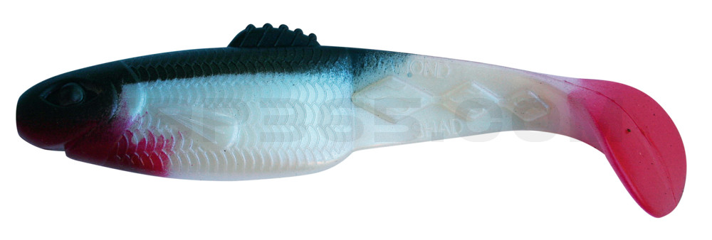 Diamond Shad 5" (ca. 13,5 cm) blauperl / schwarz