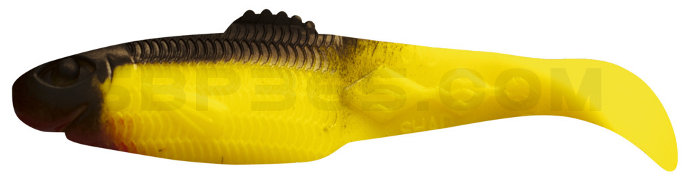 Diamond Shad 5" (ca. 13,5 cm) gelb / schwarz