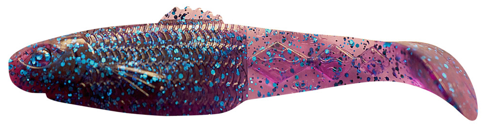 Diamond Shad 5" (ca. 13,5 cm) violett-transparent-Glitter