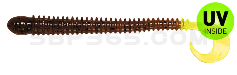 Drop Shot Ringer Worm 4" (ca. 10,5 cm) Pumkin Seed/Chartreuse