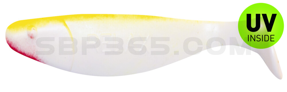 Jankes 2,75" (ca. 7,5 cm) reinweiss / fluogelb