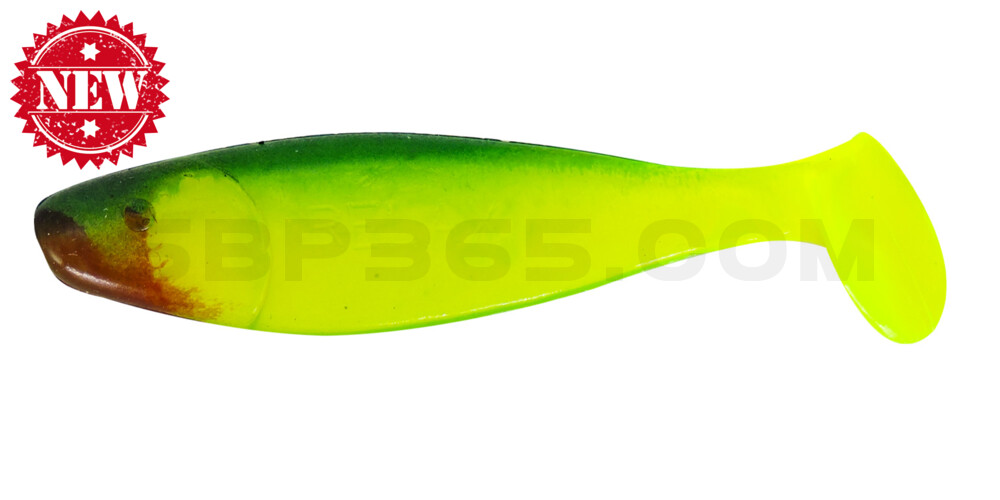 Jankes 4" (ca. 11,0 cm) chartreuse / blau
