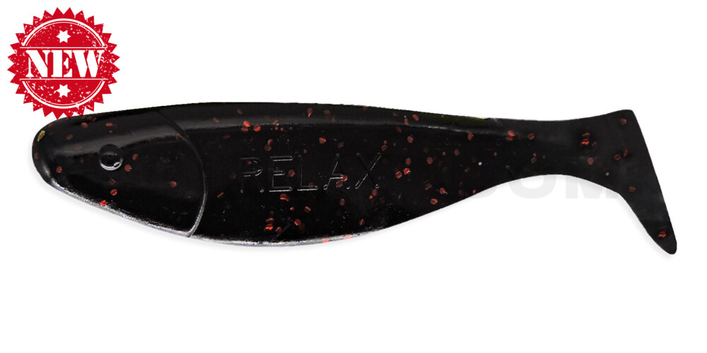 Jankes 4" (ca. 11,0 cm) schwarz rot-glitter