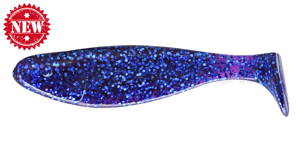 Jankes 4" (ca. 11,0 cm) violett-transparent-Glitter