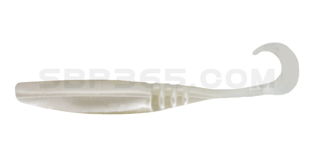 Jointed Jerk Minnow Curl Tail 3.75" (ca. 9 cm) im Zip Bag Pearl