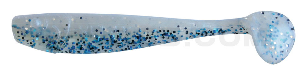 King-Shad 3" (ca. 8,0 cm) blauperl-Glitter / oceanblue Glitter