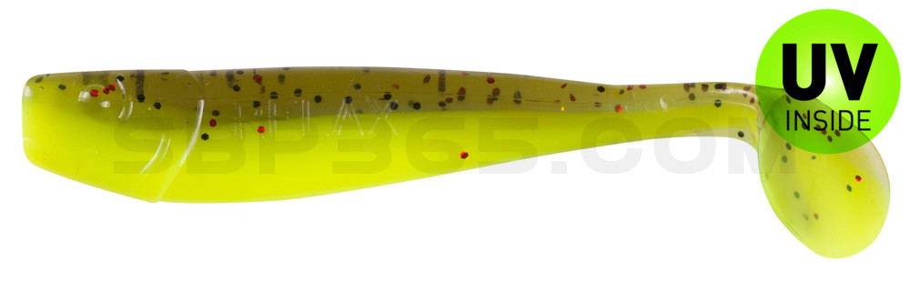 King-Shad 3" (ca. 8,0 cm) fluogelb / Kaulbarsch