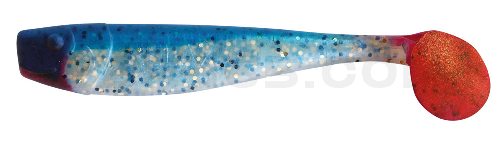 King-Shad 4" (ca. 11,0 cm) blauperl-Glitter / blau