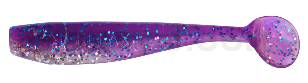 King-Shad 5" (ca. 14,0cm) klar silber Glitter / violett-electric blue Glitter