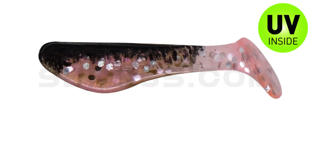 Kopyto-Classic 1" (ca. 3,5 cm) hot pink-Glitter Perleffekt / schwarz