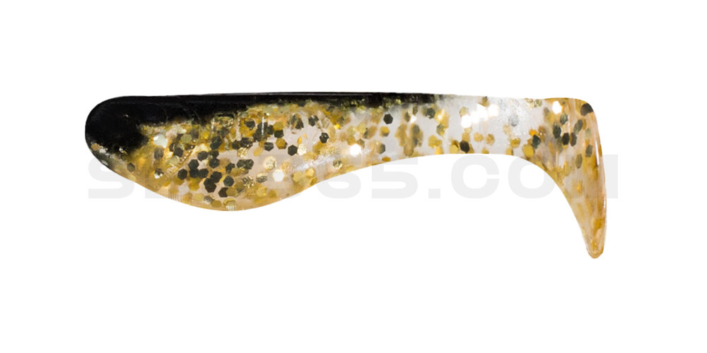 Kopyto-Classic 1" (ca. 3,5 cm) klar gold-Glitter / schwarz