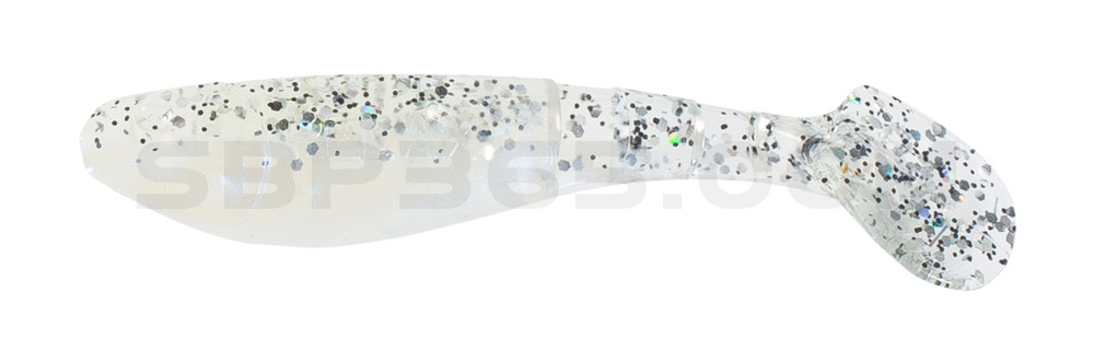 Kopyto-Classic 2,5" (ca.7,0 cm) blauperl / klar salt´n pepper Glitter