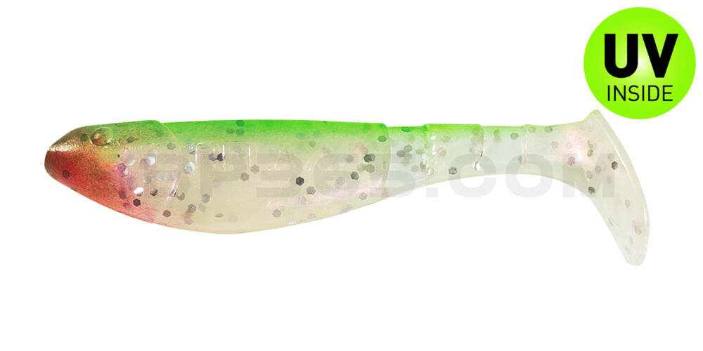 Kopyto-Classic 2,5" (ca.7,0 cm) perl-Glitter / grün
