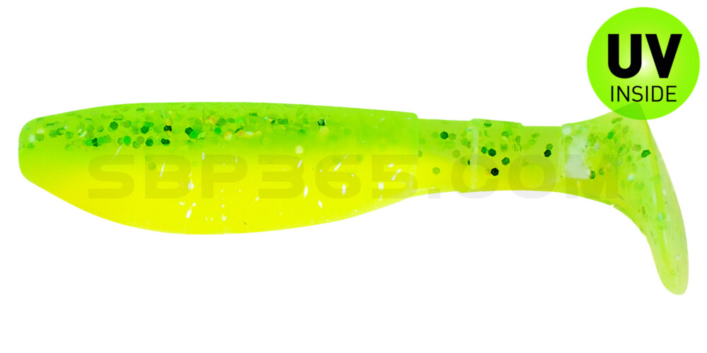 Kopyto-Classic 3" (ca. 8,0 cm) fluogelb  / fluogrün-Glitter