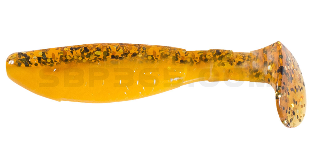 Kopyto-Classic 3" (ca. 8,0 cm) gelb / motoroil Glitter