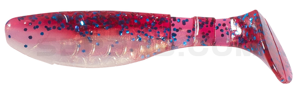 Kopyto-Classic 3" (ca. 8,0 cm) goldperl / cherry-blau Glitter