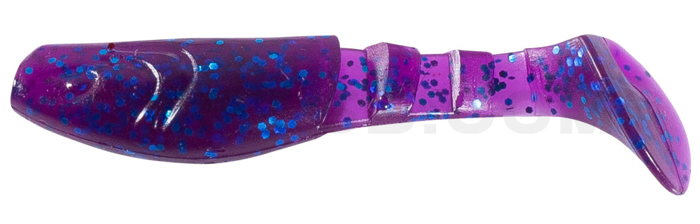 Kopyto-Classic 3" (ca. 8,0 cm) im Original Relax ZIP BAG violett-transparent-Glitter