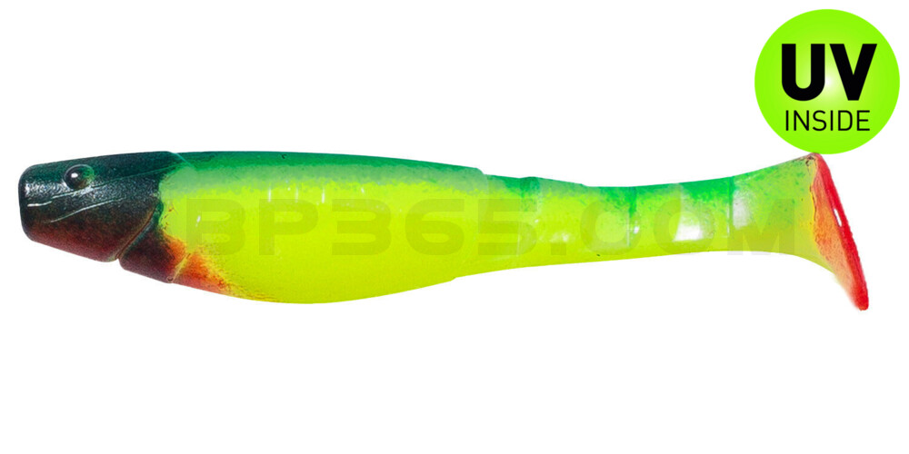 Kopyto-Classic 4" (ca. 11,0 cm) fluogelb / blau