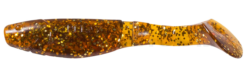 Kopyto-Classic 4" (ca. 11,0 cm) klar bernstein-Glitter