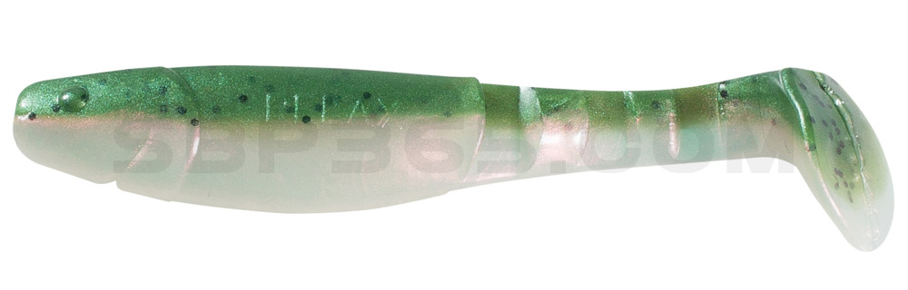 Kopyto-Classic 4" (ca. 11,0 cm) perl / dunkelgrün Glitter (Rainbow)