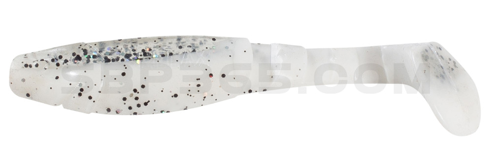 Kopyto-Classic 4" (ca. 11,0 cm) reinweiss / klar salt´n pepper Glitter