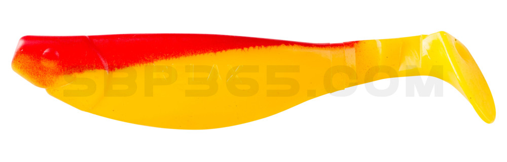Kopyto-River 4" (ca. 11,0 cm) gelb / rot