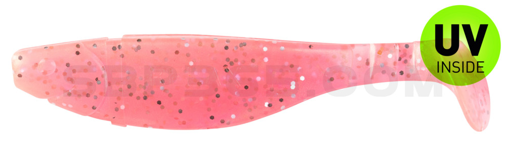Kopyto-River 4" (ca. 11,0 cm) hot pink-Glitter Perleffekt