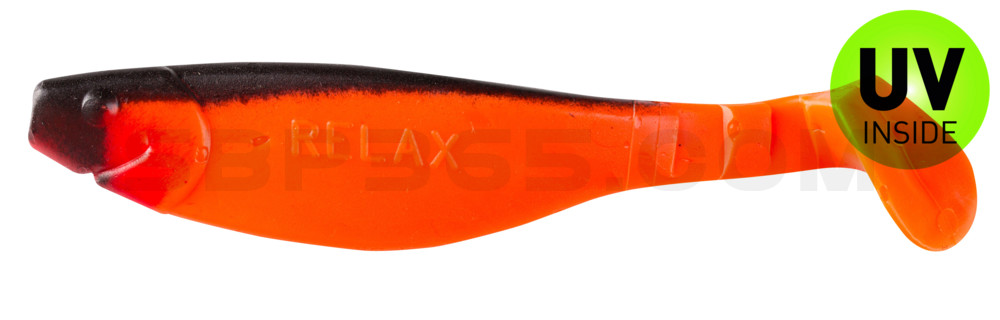 Kopyto-River 4" (ca. 11,0 cm) orange / schwarz
