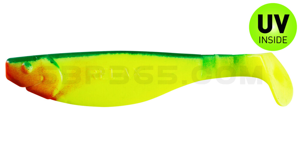 Kopyto-River 5" (ca. 13,0 cm) fluogelb / blau