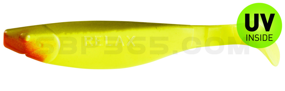 Kopyto-River 5" (ca. 13,0 cm) fluogelb / boddengrün