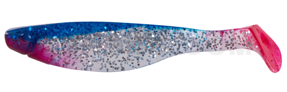 Kopyto-River 5" (ca. 13,0 cm) klar silber-Glitter / blau