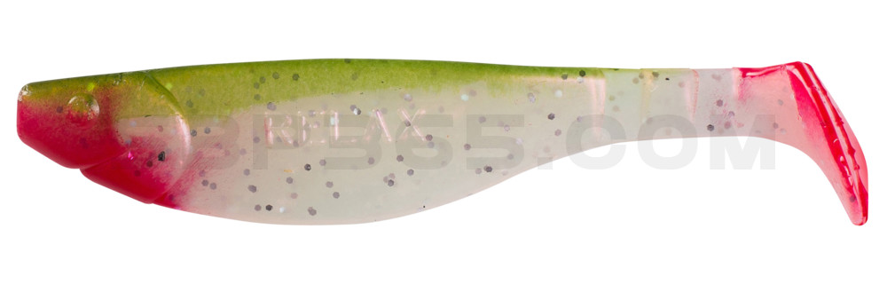 Kopyto-River 5" (ca. 13,0 cm) perl-Glitter / hechtgrün