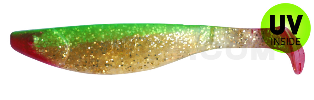 Kopyto-River 6" (ca. 16,0 cm) milchgold-Glitter / grün