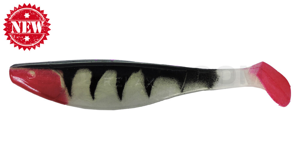 Kopyto-River 6" (ca. 16,0 cm) Zander goldperl / Zander / Red Tail